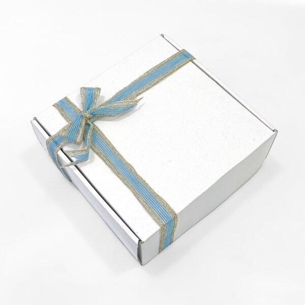 Corrugated ribbon box