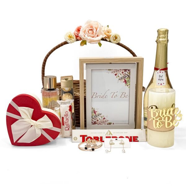 Luxury Bride-to-Be Gift Hamper with Perfume, Chocolates & Bridal Decor - Image 6