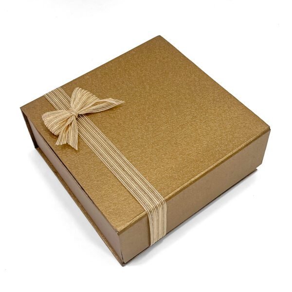 Golden gift box