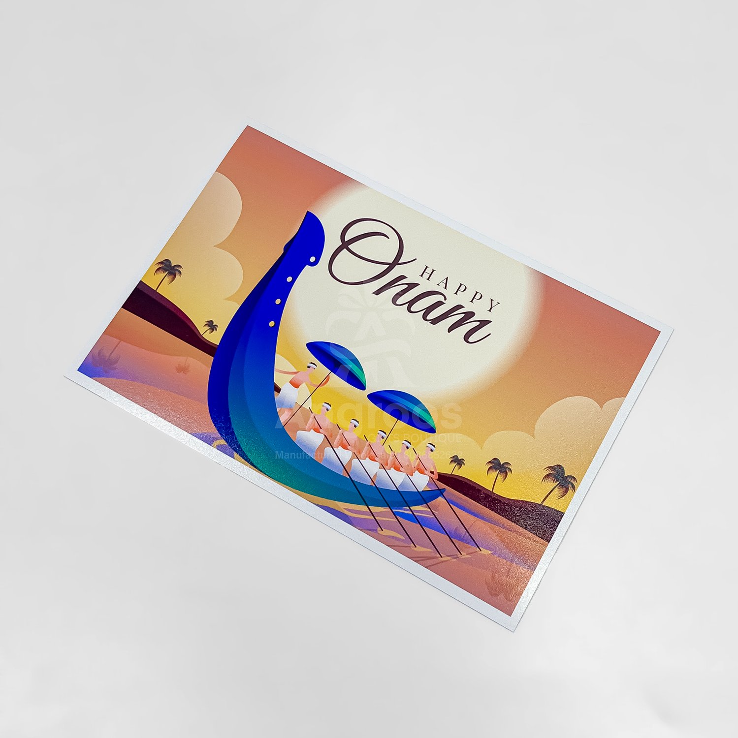Happy onam wish card