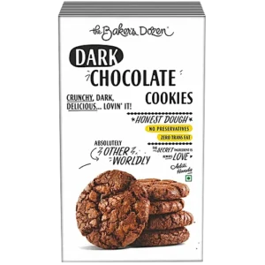 Dark chocolate cookies 