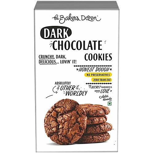 Dark chocolate cookies