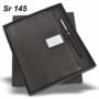 Magnetic black Diary Pen Set