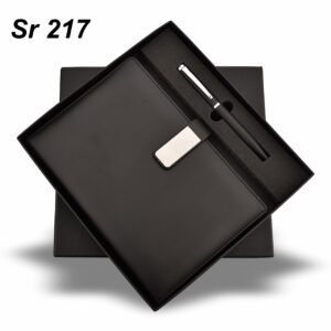 Black Magnetic Diary Set 
