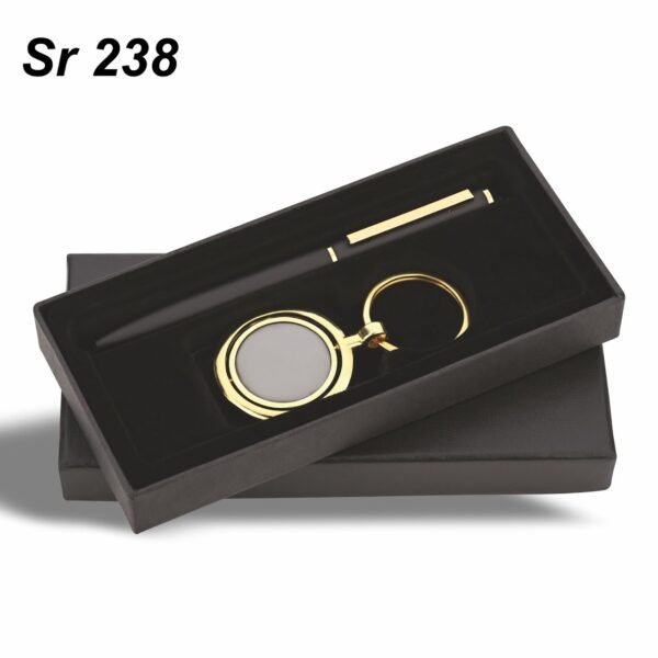 Golden Keyring Pen Set
