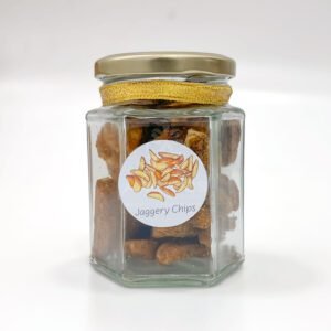 Jaggery chips in ribbon bottle
