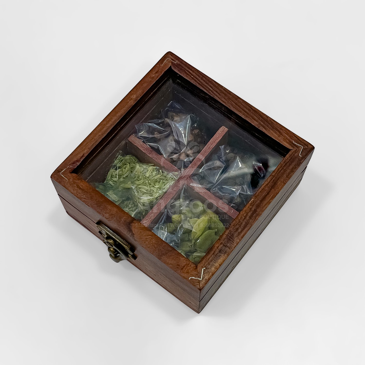 Square Spices box