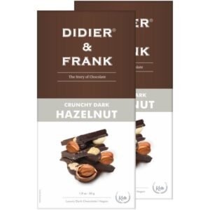 Didier and frank crunchy dark chocolates