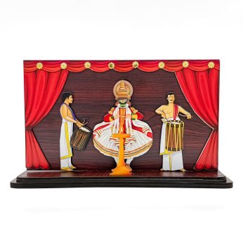 Kathakali Stage MDF Table Décor – Kerala Classical Art Showpiece