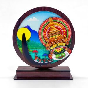  Kathakali Vallam Kali Round Kerala Decor