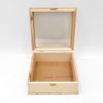 Wooden Box with Transparent Lid