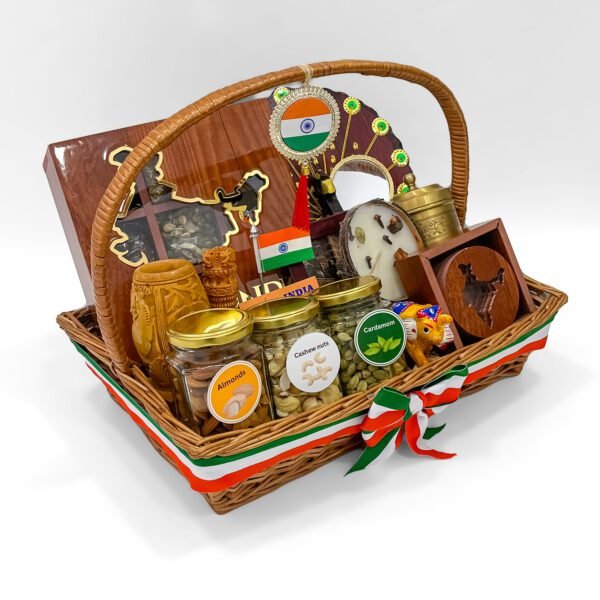 Independence Day Special Gift Hamper – Premium India-Themed Assorted Basket - Image 2