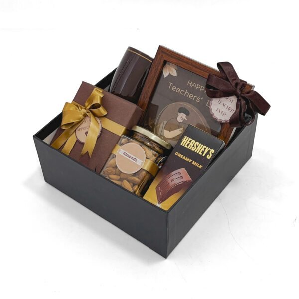 Teachers’ Day Premium Gift Box – Mug, Allen Solly Wallet, Almonds, Photo Frame & Chocolates - Image 2