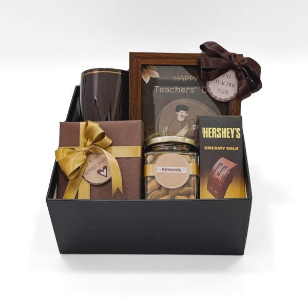Teachers’ Day Premium Gift Box – Mug, Allen Solly Wallet, Almonds, Photo Frame & Chocolates - Image 4