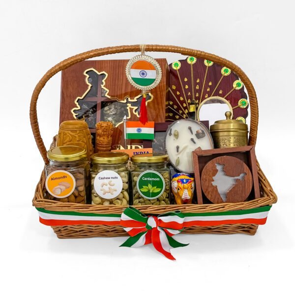 Independence Day Special Gift Hamper – Premium India-Themed Assorted Basket - Image 4