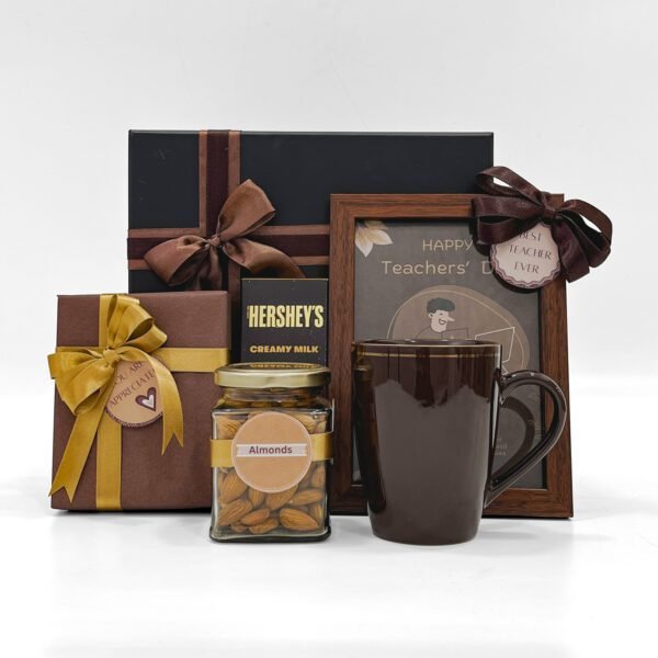Teachers’ Day Premium Gift Box – Mug, Allen Solly Wallet, Almonds, Photo Frame & Chocolates - Image 5