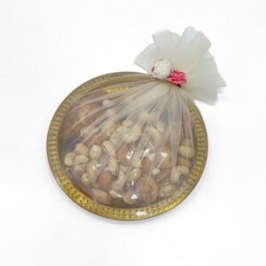 Gold plate with mixed nut