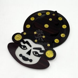 Kathakali head Black gold
