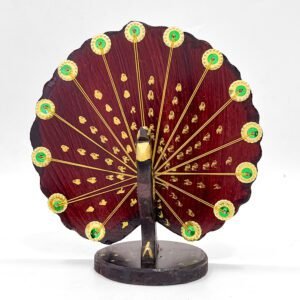 Wooden peacock 