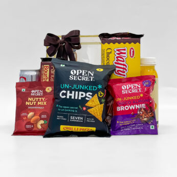 Compact Room Hamper with Snacks, Chocolates & Drinks – Gift Bag