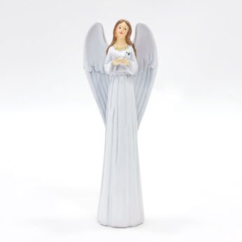 Elegant Handcrafted White Angel Figurine