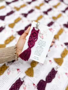 Macrame Return Gift Keychain