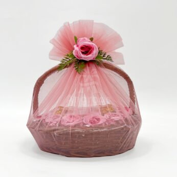 Elegant Pink Engagement Gift Hamper For Women