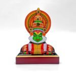 Green Face Kathakali Statue