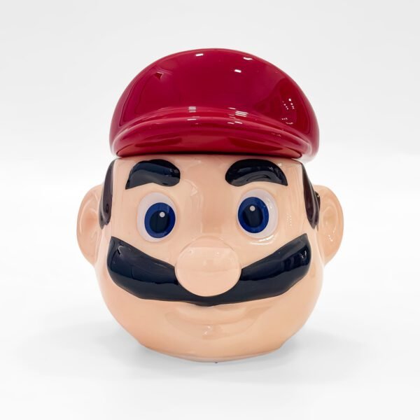 3D Mario Ceramic Mug with Lid – Fun Collectible Cup - Image 2
