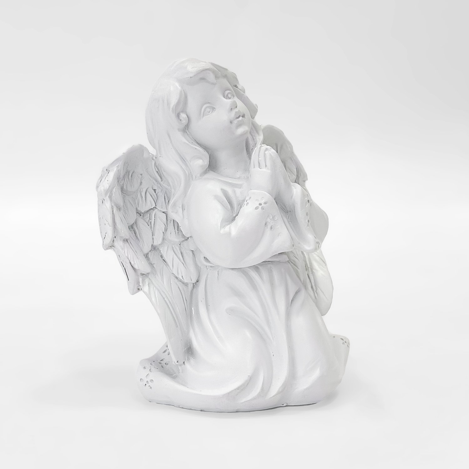 Elegant White Angel Figurine – Spiritual & Christmas Home Décor - Image 2