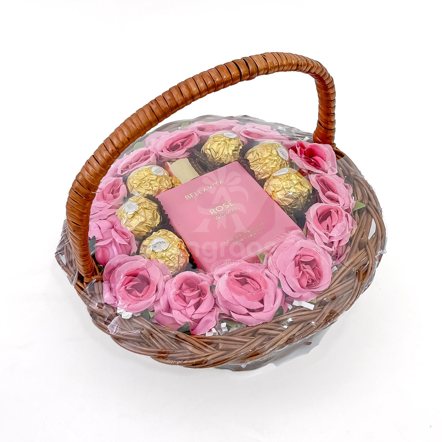 Elegant Pink Engagement Gift Hamper For Women - Image 2