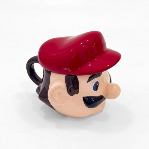 3D Mario Ceramic Mug with Lid – Fun Collectible Cup - Image 3