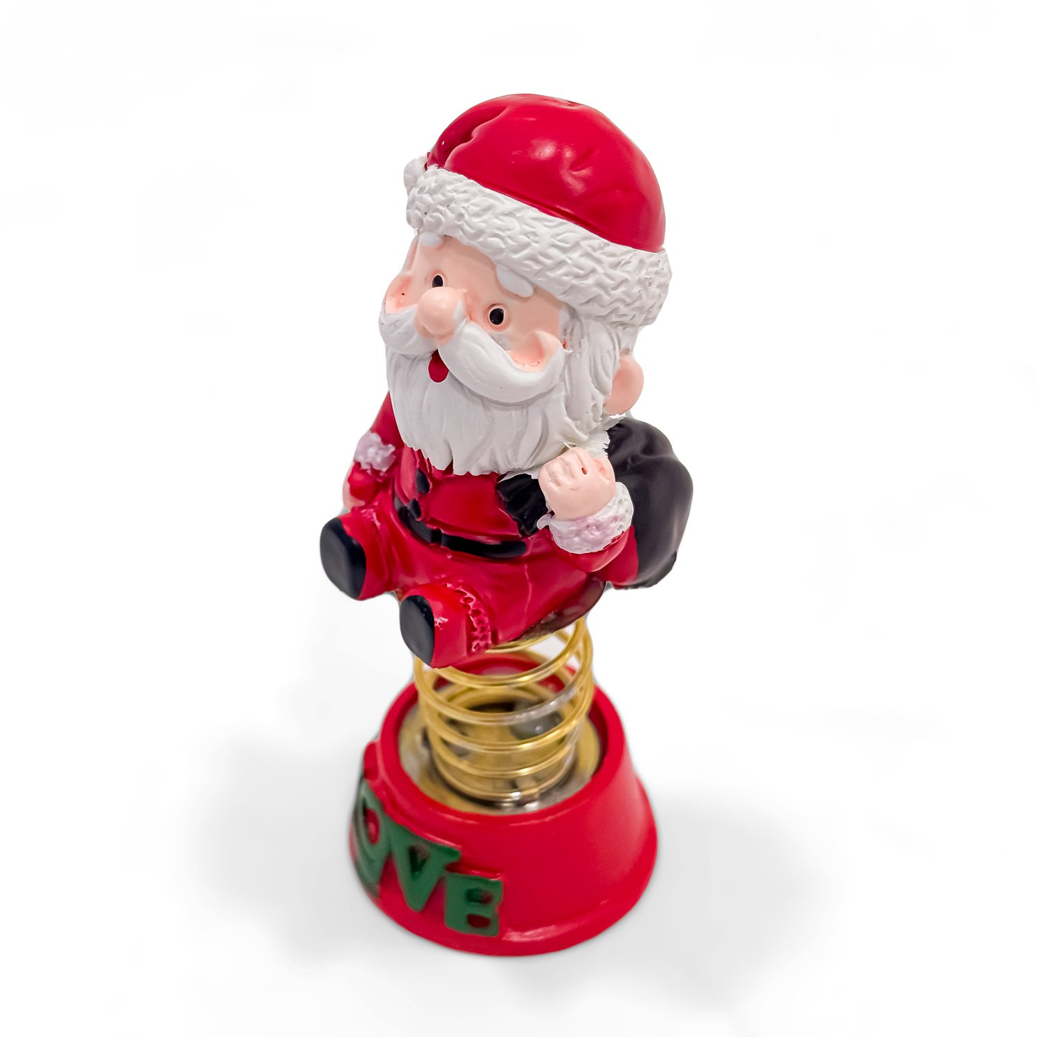 Premium Santa Spring Toy – Christmas Dashboard & Table Collectible - Image 3
