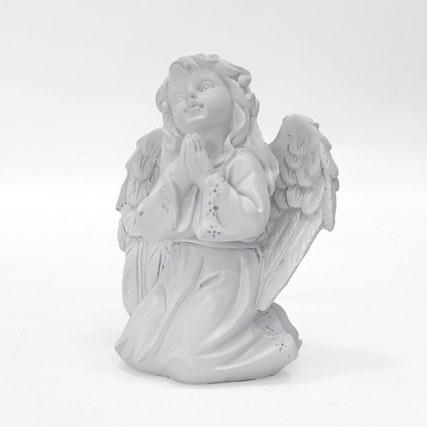 Elegant White Angel Figurine – Spiritual & Christmas Home Décor - Image 3