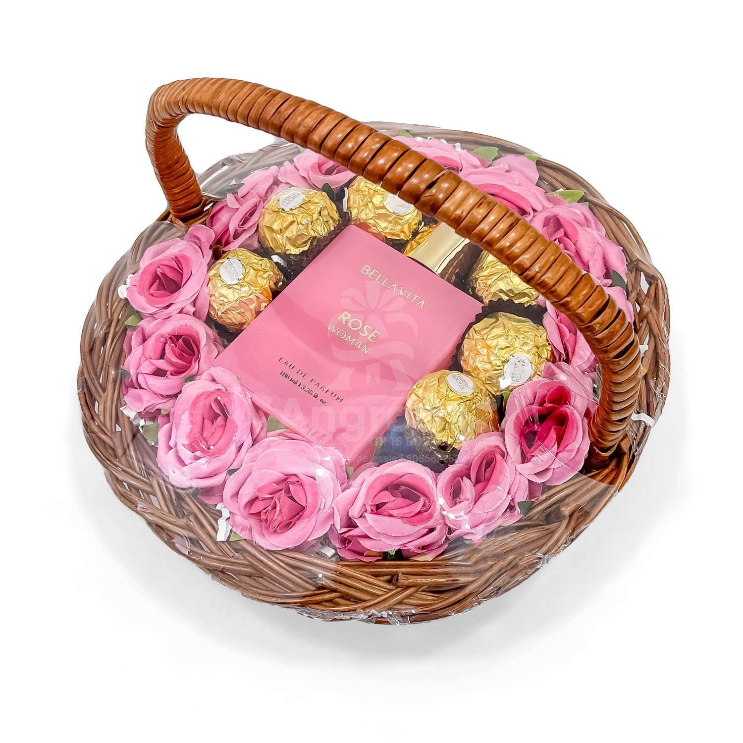 Elegant Pink Engagement Gift Hamper For Women - Image 3