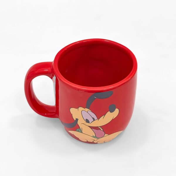 3D Mickey Mouse Red Ceramic Mug – Disney-Inspired Fun Cup - Image 4