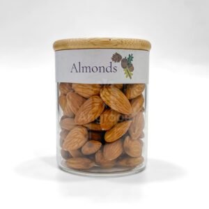 Almonds round bottle