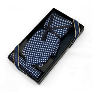 Blue white Neck tie