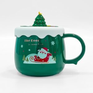 Santa Mug with Lid