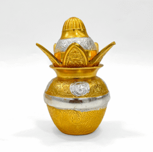 Silver gold plated Kalash 