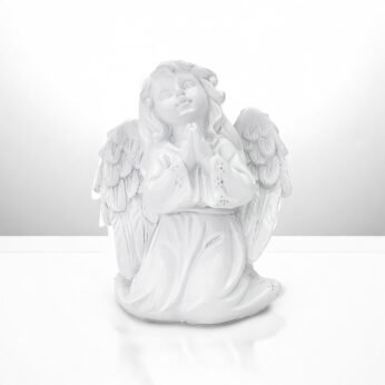Elegant White Angel Figurine – Spiritual & Christmas Home Décor