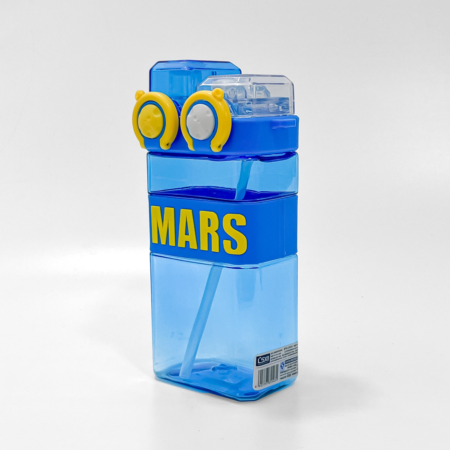 Blue Mars Water Bottle – Leakproof Travel Sipper with Adjustable Strap - Image 2