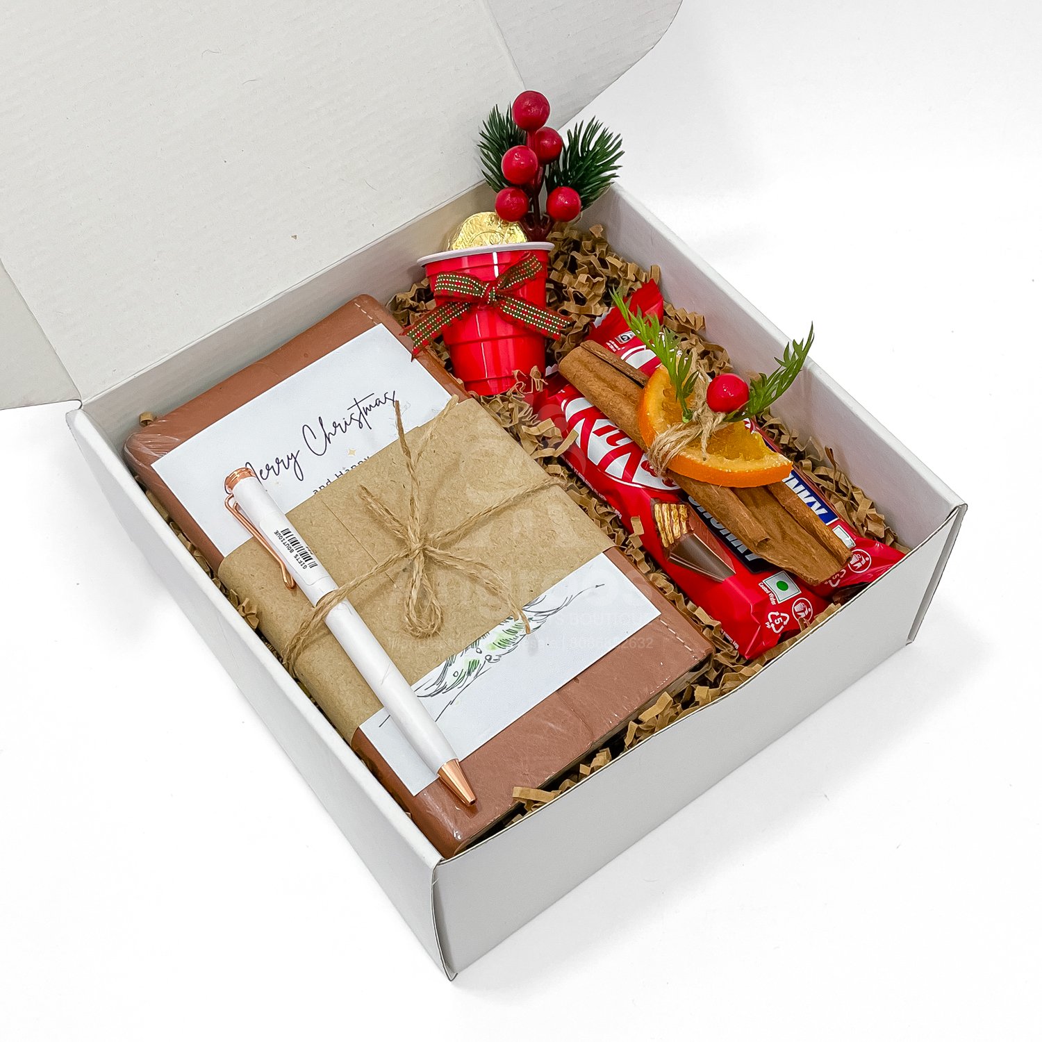 Christmas Diary & Chocolate Gift Box - Image 2