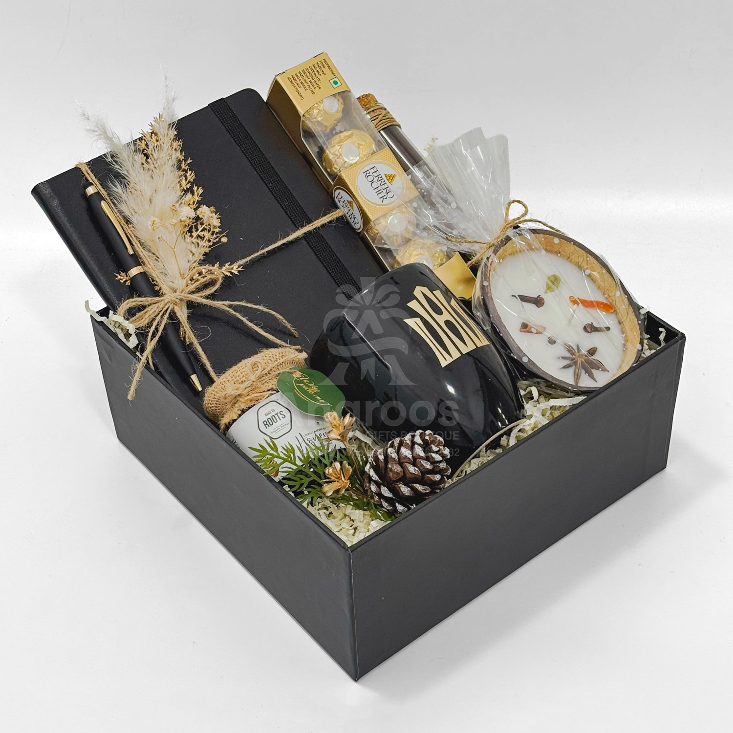 Corporate New Year Gift Box – Diary, Mug, Candle & Chocolate Hamper - Image 3