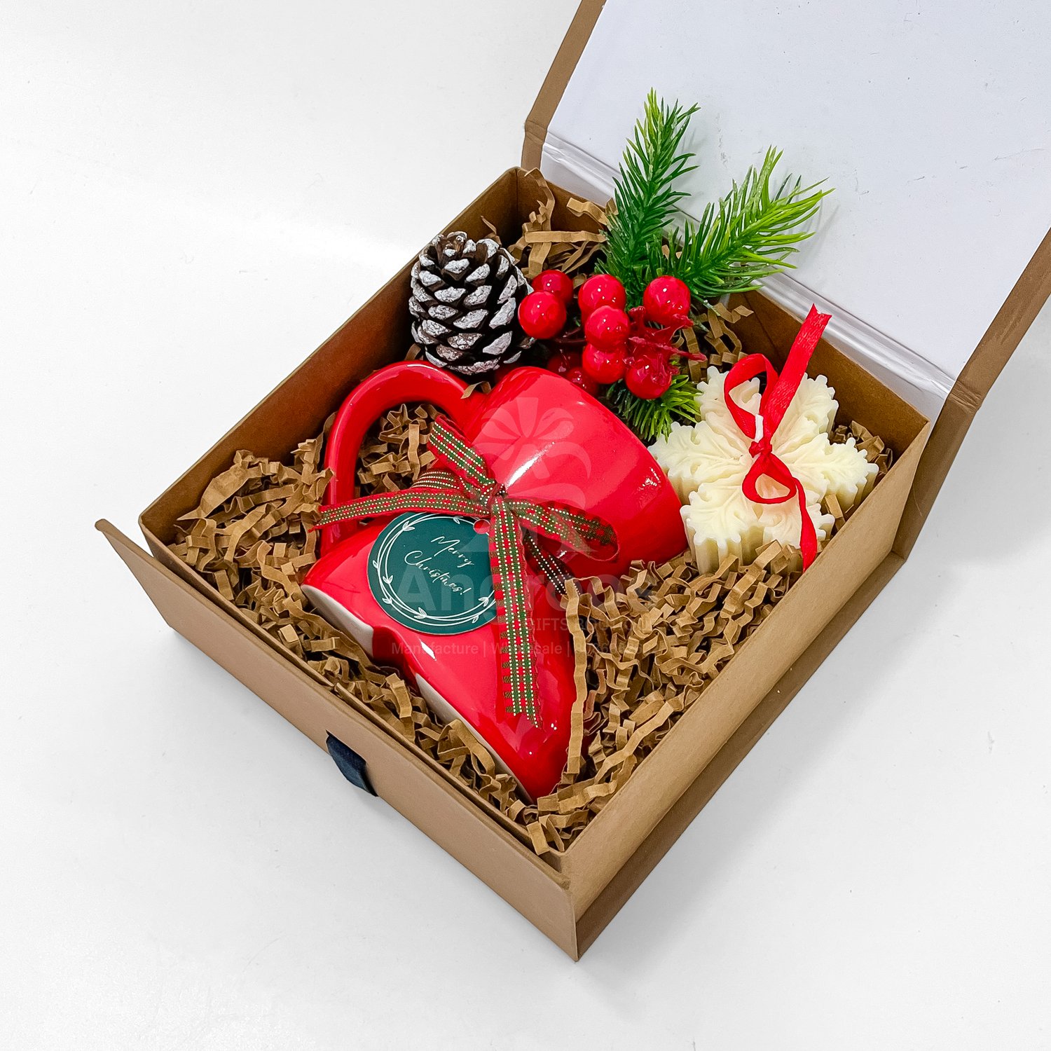 Christmas Boot Mug Gift Box – Festive Holiday Hamper - Image 3