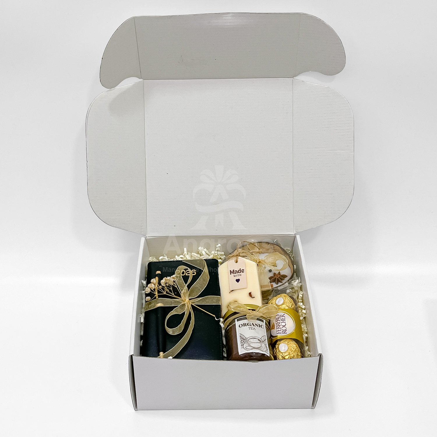 New Year Gift Box – Simple Celebration Hamper with Diary & Candles - Image 4