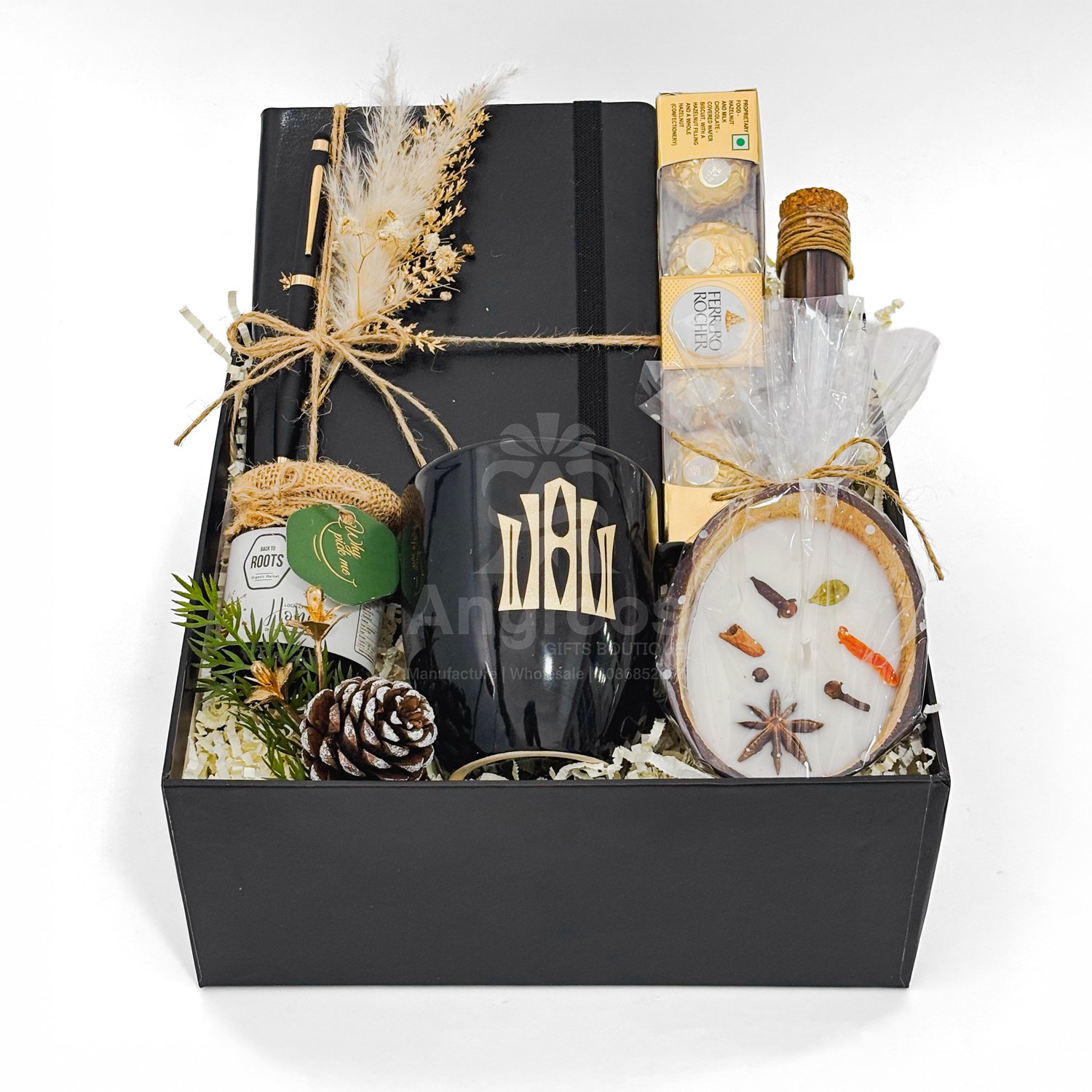 Corporate New Year Gift Box – Diary, Mug, Candle & Chocolate Hamper - Image 4