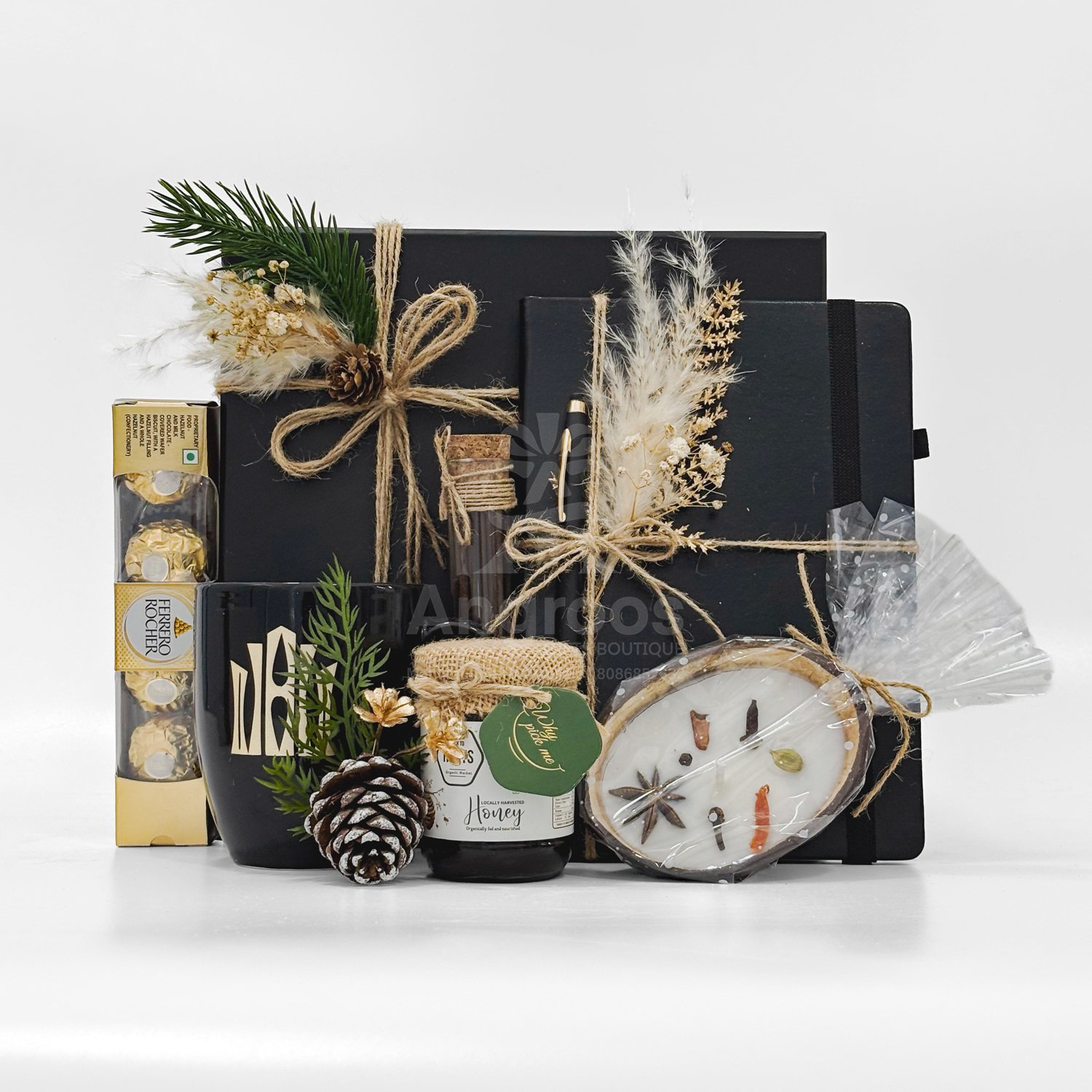 Corporate New Year Gift Box – Diary, Mug, Candle & Chocolate Hamper - Image 5
