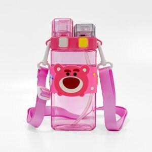 Pink Bear Water Bottle