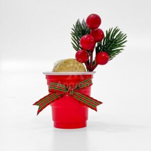 Chocolate coins in cup